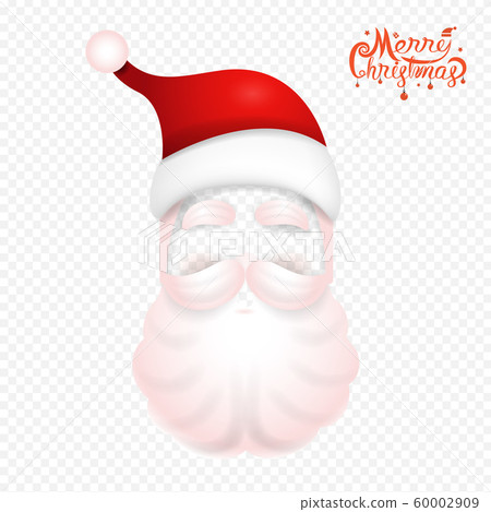 Santa Claus Christmas mask on background.Santa Santa Claus Christmas mask on background.Santa 60002909