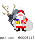 聖誕老人和馴鹿 60006115