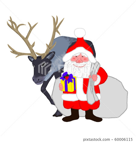 Santa and reindeer 60006115