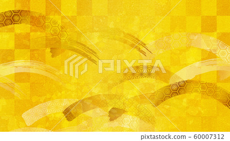 Golden japanese background 60007312