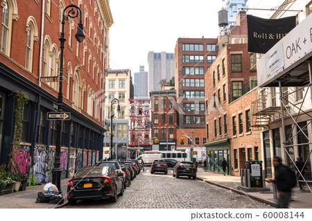 “紐約”蘇豪區的可怕城市景觀，曼哈頓 60008144