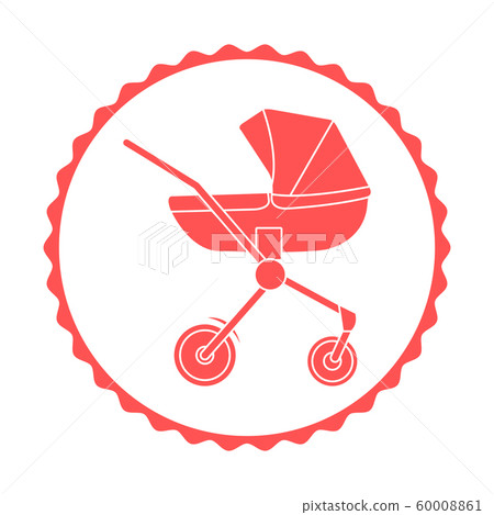 Vector illustration Baby carriage. Pram. Stroller 60008861