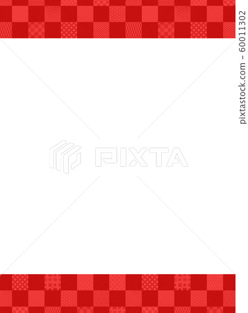 背景 日式 日式 日式 日式紙 紅白花格 插圖素材 圖庫