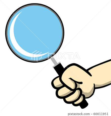 手拿著放大鏡的插圖圖標|調查分析的圖像插圖 手拿著放大鏡的插圖圖標|調查分析的圖像插圖 60011951