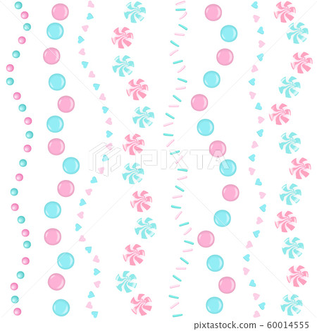 Rose and blue sweet Sprinkles swirled ribbins 60014555