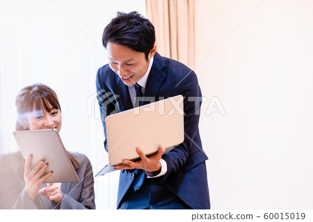 業務現場會議業務談判無紙化 60015019