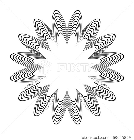 Abstract geometric circle design element. 60015809