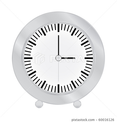 Table Clock Round Alarm Stock Ilration 60016126 Pixta Table Clock Round Alarm Stock, Round Table Clock
