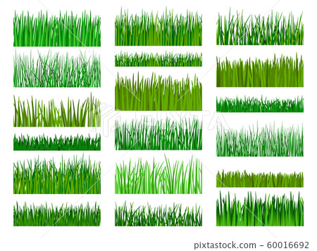 Grass border horizontal seamless pattern Grass border horizontal seamless pattern 60016692