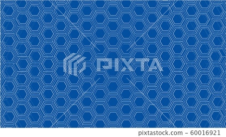 Abstract background of hexagons outline. Vector Abstract background of hexagons outline. Vector 60016921