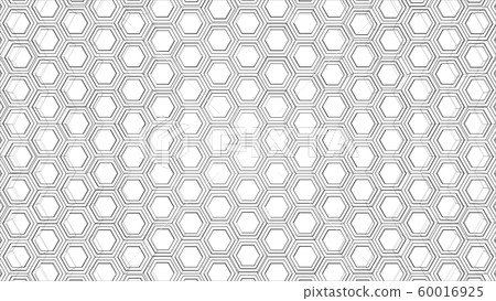 Abstract background of hexagons outline. Vector 60016925