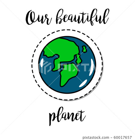 Fashion patch element earth planet 60017657