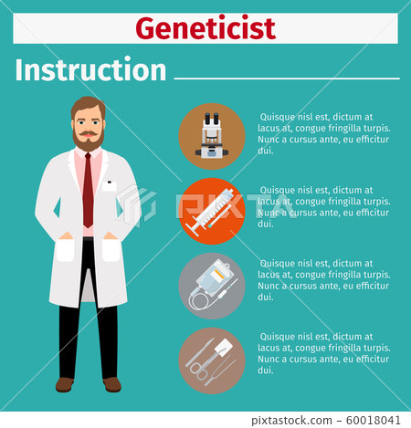 Medical equipment instruction for geneticist 60018041