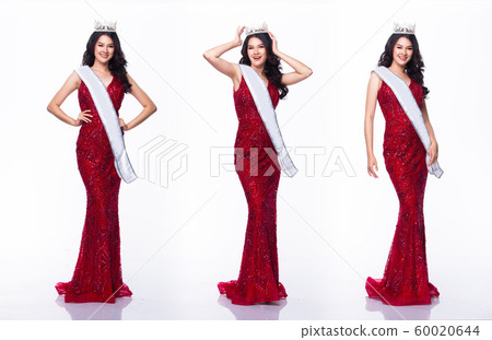 Miss Pageant Contest Gown dress with Diamond Crown 60020644