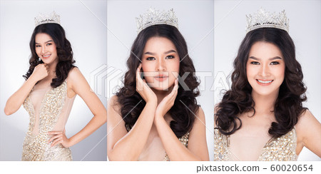 Miss Pageant Contest Gown dress with Diamond Crown 60020654