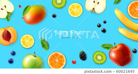 Fruits And Berries Horizontal Poster 60021695