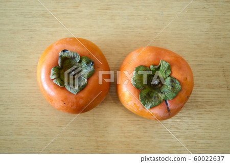 柿子，兩個，鳥瞰 60022637