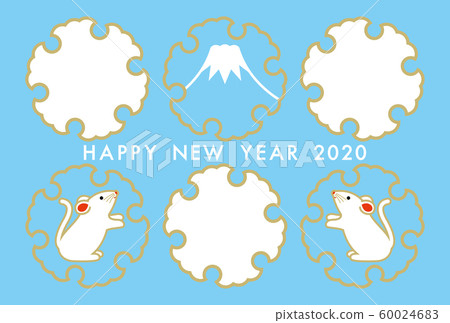 New Year's card 2020 Child year Photo frame New Year's card 2020 Child year Photo frame 60024683