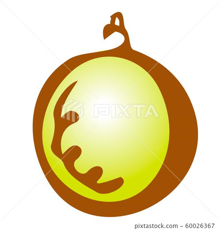 Vector isolated hand draw Christmas toy sphere on a white background 60026367