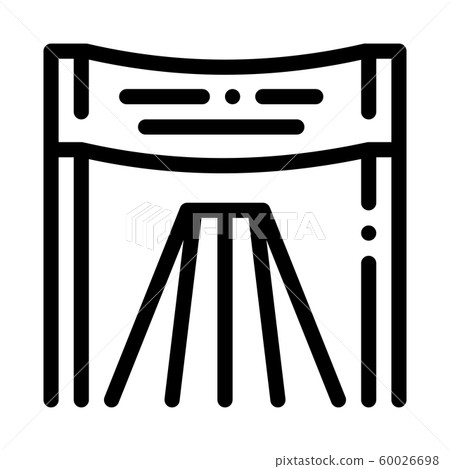 Athlete Personal Chair Icon Vector Outline Illustration Athlete Personal Chair Icon Vector Outline Illustration 60026698