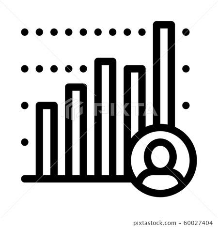 Candidate Statistics Icon Vector Outline Illustration Candidate Statistics Icon Vector Outline Illustration 60027404