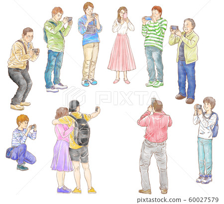 People taking pictures 60027579