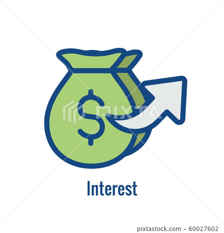 Investment or Banking Icon that shows increase in 60027602