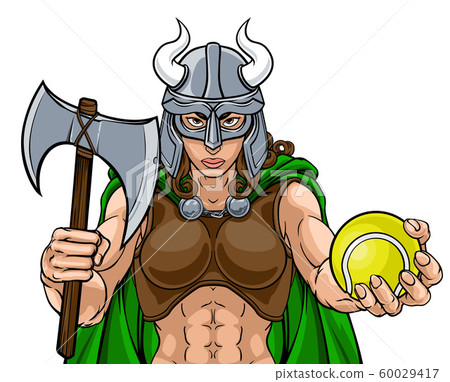 Viking Female Gladiator Tennis Warrior Woman Viking Female Gladiator Tennis Warrior Woman 60029417