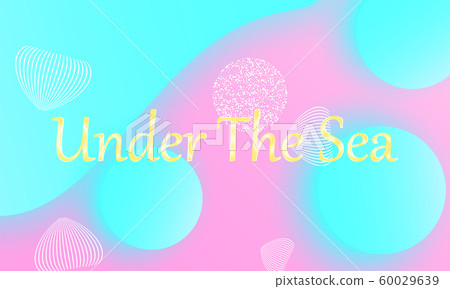 Mermaid pattern. Blue, pink colors. Mermaid pattern. Blue, pink colors. 60029639