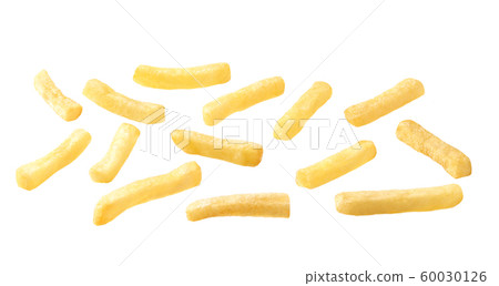 French fries isolated on a white background French fries isolated on a white background 60030126
