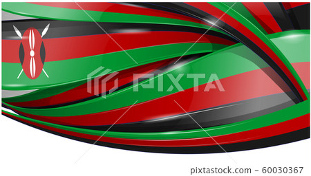 Kenya Banner Background Flag Stock Illustration 60030367 Pixta