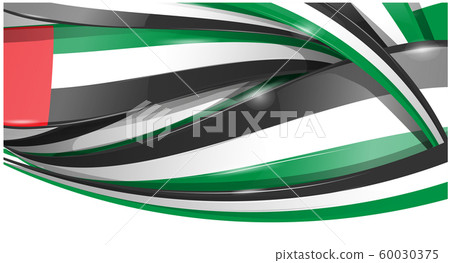 united arab emirates banner  background flag . 60030375