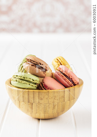 Sweet colorful macarons Sweet colorful macarons 60030911