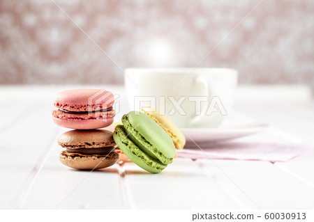 Sweet colorful macarons 60030913