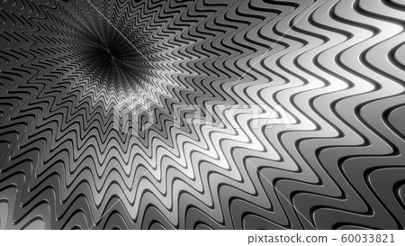 Reflective Silver Abstract Background - 3D Rendering 60033821