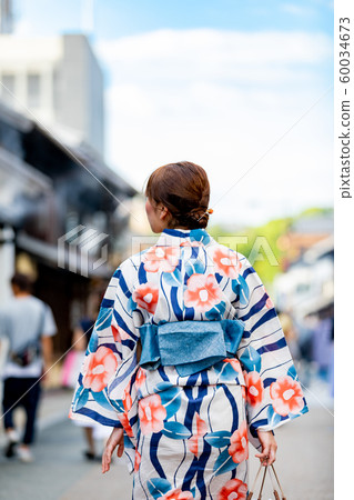 Inuyama Castle Town Female Yukata 60034673