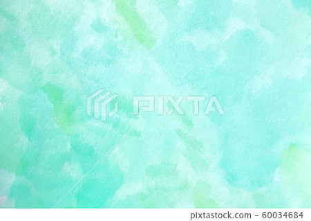 水彩的藍色抽像圖案 水彩的藍色抽像圖案 60034684