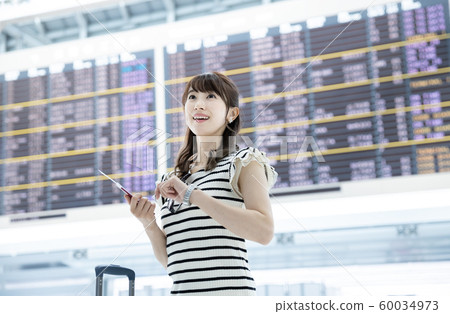 Female Portrait Airport 60034973