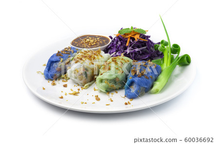 Vietnamese Pot Mouth Steamed Rice Flour Stuffed Vietnamese Pot Mouth Steamed Rice Flour Stuffed 60036692