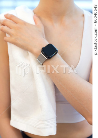 Healthy life, exercising pilates using pilates device 233 60040648