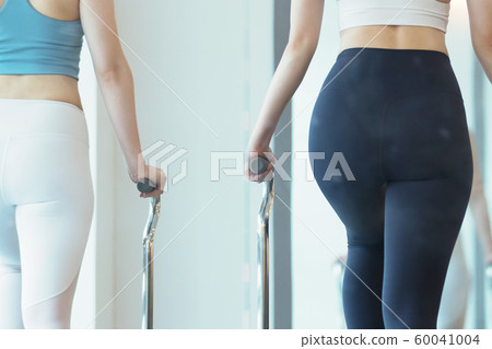 Healthy life, exercising pilates using pilates device 119 60041004