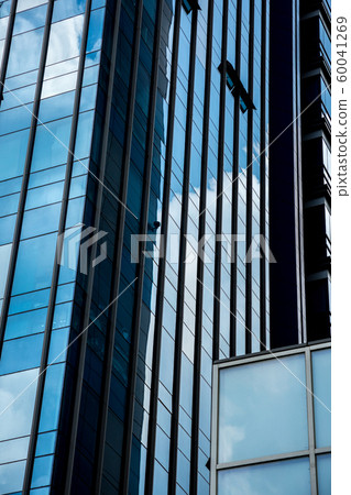 Cloud background, beautiful blue sky with white clouds 041 60041269