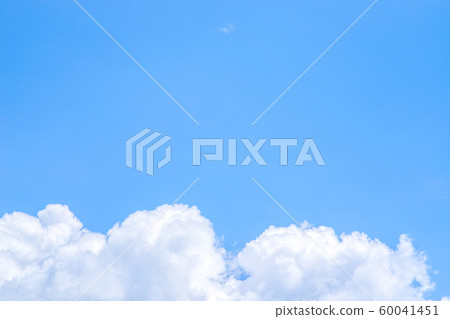 Cloud background, beautiful blue sky with white clouds 127 60041451