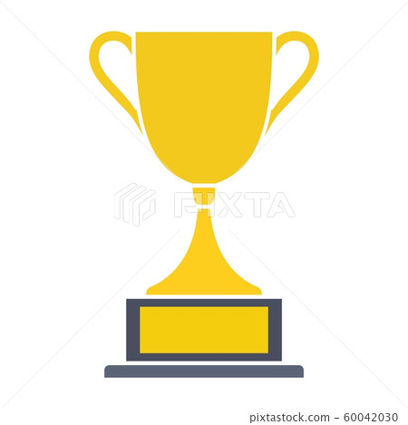 Golden trophy cup icon - Stock Illustration [60042030] - PIXTA