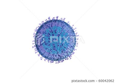 Illustration of influenza (penetrable material) 60042062