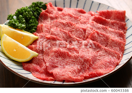 Meat sukiyaki raw Meat sukiyaki raw 60043386