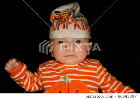 Baby Hayden on Black at Three Months Old Baby Hayden on Black at Three Months Old 60043397
