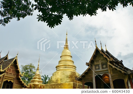 Wat Phra Singh, a temple in Chiang Mai, the ancient capital of northern Thailand Wat Phra Singh, a temple in Chiang Mai, the ancient capital of northern Thailand 60043430