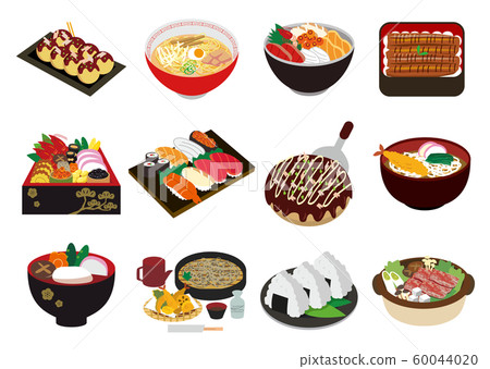 Japanese food illustration 60044020
