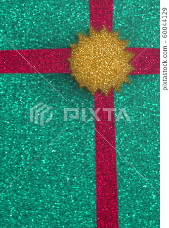 由閃光材料製成的古樸禮物背景 60044129